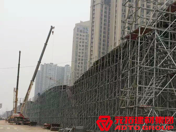建筑施工承插型盤(pán)扣式腳手架一噸每天多少租金？